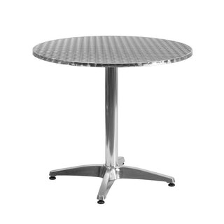 Outdoor Dining Height Round Aluminum Table | Tables - Complete Sets ...