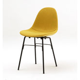 ta upholstered side chair with er base