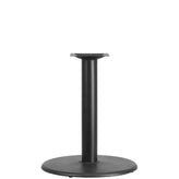 round restaurant table base