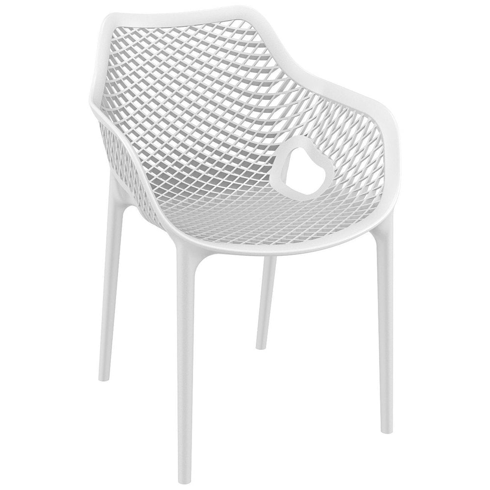 White plastic outdoor chairs for online sale